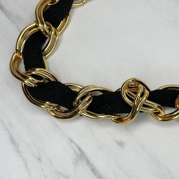 St. John Chunky Gold Tone Chain Belt XS/Small (XS/S) ✨ main image 5